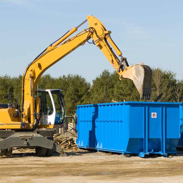 can i request a rental extension for a residential dumpster in Ennis